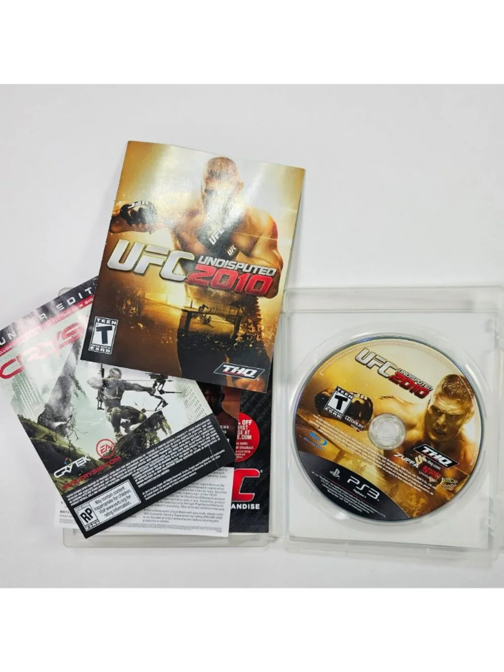 UFC Undisputed 2010 (Sony Playstation 3) PS3 Game Complete With Manual